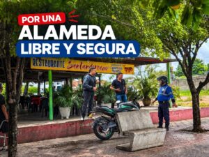 AGUACHICA AVANZA EN LA RECUPERACIÓN DEL ESPACIO PÚBLICO EN LA ALAMEDA