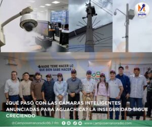 ¿QUÉ PASÓ CON LAS CÁMARAS INTELIGENTES ANUNCIADAS PARA AGUACHICA? LA INSEGURIDAD SIGUE CRECIENDO